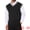 Black, variant on Men's Solid Color V-Neck Sleeveless Cable Knitted Sweater Vest M Beige