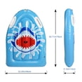 thumbnail image 4 of Greeniant Tabla de surf inflable de PVC, tabla de surf, juguetes de playa, colchoneta flotante, cama flotante de seguridad antideslizante con asa para Deportes acuáticos Greeniant OD013051-00, 4 of 6