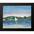 thumbnail image 2 of Calcasola, Stephen 24x20 Black Modern Framed Museum Art Print Titled - Sailing-Mystic-CT, 2 of 5