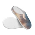 thumbnail image 3 of Yiaed Cute Cloud Cat Print Slippers Fuzzy Warm Cozy Slippers Non Slip House Slippers For Indoor Outdoor Slippers House Slippers-35/36, 3 of 7