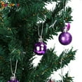 thumbnail image 5 of Spencer Shatterproof Multi-color Plastic Ball Ornaments, with Hanging Hooks 48 Count (1.2"), 5 of 6