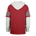 thumbnail image 3 of Men's '47 Crimson Alabama Crimson Tide Big & Tall Blitz Lacer Pullover Hoodie, 3 of 3