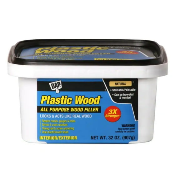 qt Dap 525 Natural Plastic Wood Latex-Based All Purpose Wood Filler
