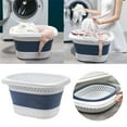 thumbnail image 2 of Dsscvnef Collapsible Laundry Plastic Foldable Up Laundry Hamper Portable Washing Tub With Handle Space Saving Storage Container, 2 of 6
