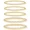 Set-4, variant on 14K Gold Plated Beaded Stackable Bracelets Set for Women, Elastic Bead Ball Strand Adjustable Wrist Jewelry, Lead Nickel Free Hypoallergenic Fashion Holiday Gifts