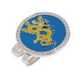 thumbnail image 1 of Portable Metal Chinese  Golf Ball Marker Hat Clip Golfer Gift - Dragon, 1 of 6