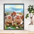 thumbnail image 1 of Cuadros Decorativos Diamante pintura 5D DIY completo taladro redondo Animal Kit decoración del hogar arte artesanía DQrwqpou embutido en tela, 1 of 7