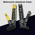 thumbnail image 4 of Motorcycle Motorcycle Kickstand Adjustable Tripod Holder Universal Aluminum Modified Foot Side Stand for Motor Scooter Motorcycle, 4 of 7