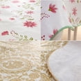 thumbnail image 4 of Mantel de tela de mesa de centro impermeable a prueba de aceite con diseño floral, cubierta de mesa rectangular de plástico de PVC Speravity JJ22720-01, 4 of 6