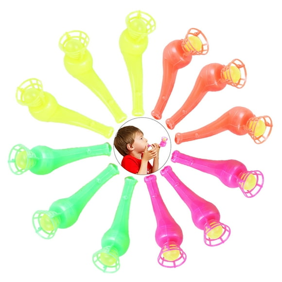 Floating Ball Plastic Magic Pipe Toy Blowing Ball Toy Party Favors for Kids