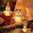 thumbnail image 4 of Lighted Christmas Tabletop Ornament, LED Glowing Reindeer Holiday Figurine, Christmas Decor for Table, Mantel and Home, 4 of 7