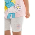 thumbnail image 4 of Smurfs Toddler Girls Smurfette Graphic Tee and Bike Shorts Set, 2-Piece, Sizes 2T-5T, 4 of 7