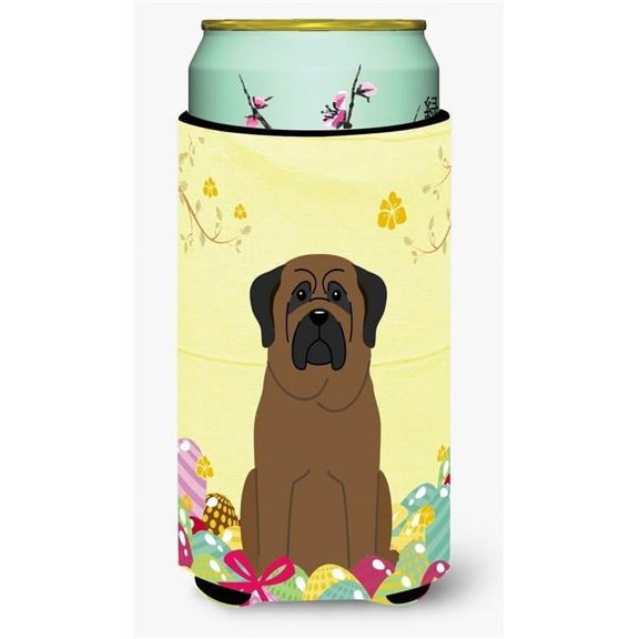 Carolines Treasures BB6084TBC Easter Eggs Bullmastiff Tall Boy Beverage Insulator Hugger