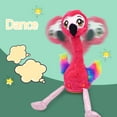 thumbnail image 2 of Flamingo Plush Interactive Toy Pink Flamingo Stuffed Toy Updated Singing Dancing, 2 of 11