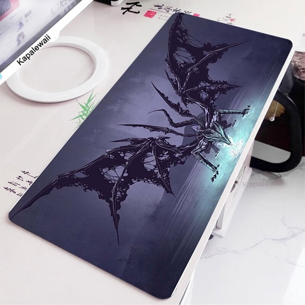 Mosuemat-alfombrilla de ratón grande para Gaming, accesorio de escritorio antideslizante para teclado de Anime, 40x90cm LIUWENJING unisex