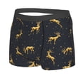 thumbnail image 2 of Fotbe Christmas Deers Men’s Total Support Pouch Boxer Briefs, X-Temp Cooling, Moisture-Wicking Underwear, Regular, Long-leg and Trunk-XX-Large, 2 of 9