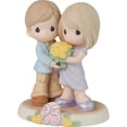 thumbnail image 3 of Precious Moments 223017 Twenty-Five Happy Years Together Bisque Porcelain Figurine, 3 of 4