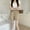 Khaki, variant on Women's Shorts With Pockets Elastic Waistband Cargo Shorts High Waist Loose Casual Wide Leg Mid Pants Sweatpants
