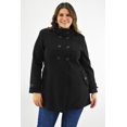 thumbnail image 1 of Abrigo con capucha Roman Fashion /Tallas Extras, 1020 (Negro) negro 36, 1 of 7