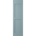 thumbnail image 6 of Ekena Millwork 18"W x 71"H Americraft Two Equal Raised Panel Exterior Real Wood Shutters (Per Pair), Peaceful Blue, 6 of 10