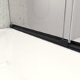 thumbnail image 4 of 54-Inch Frameless Double Sliding Shower Door Matte Black with Adjustable Soft-Close, 8mm Tempered Glass, Nano-Easy Clean & Anti-Burst Film for Safe Installation, 4 of 8