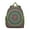 Olive-green, variant on Mandala Meditation Students Backpack - Psychedelic Trippy Style with Colorful Geometric Abstract Pattern, Lightweight Water-Resistant Oxford Fabric for School and Travel
