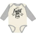 thumbnail image 3 of Inktastic Cancer Awareness Faith Over Fear Boys or Girls Long Sleeve Baby Bodysuit, 3 of 5