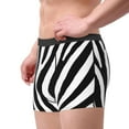 thumbnail image 4 of Disketp Zebra Men'S Boxer Briefs,Soft And Breathable Cotton Underwear With Comfortflex Waistband, 4 of 9