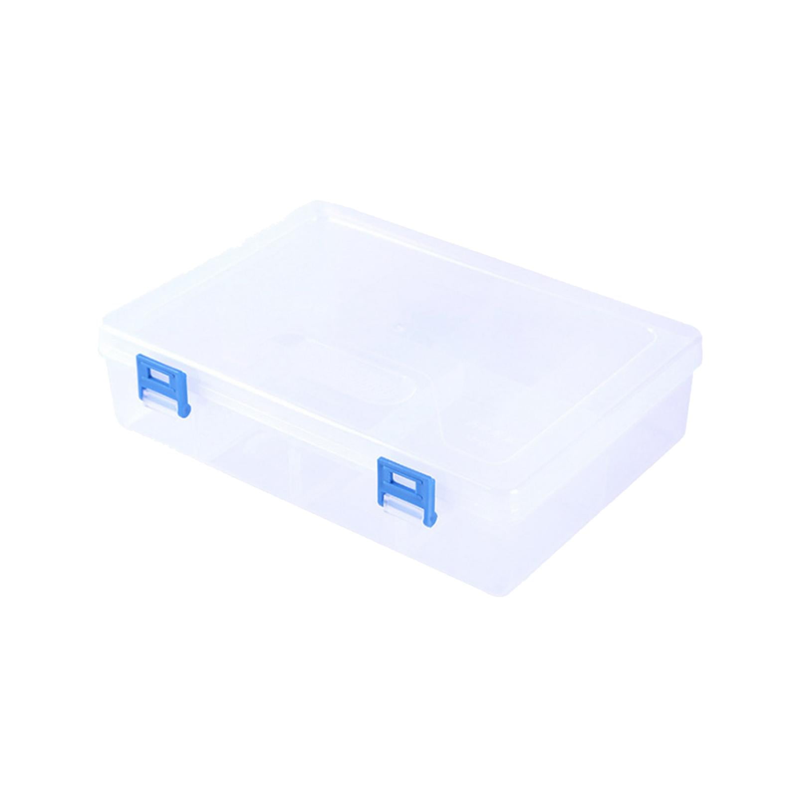 Clear Storage Box Organizer Art Supply Pencil Box Display Case