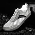 thumbnail image 4 of Men's Wide Toe Sports Shoes, Breathable Mesh Anti-Slip Running & Badminton Sneakers, Extra Comfort for Long Standing, Spring/Summer Outdoor Fitness & Casual Wear, 4 of 7