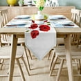 thumbnail image 2 of Red Poppy Flower Table Runner Party Wedding Champagne Decoration Table Runners Dining Room Restaurant Table Gadget, 2 of 5