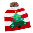 thumbnail image 2 of Mouliraty Christmas Hats, Christmas Decorations Knitted Colorful Luminous Hats High-end for The Elderly, Holiday Xmas Christmas Party Supplies, E, 2 of 4