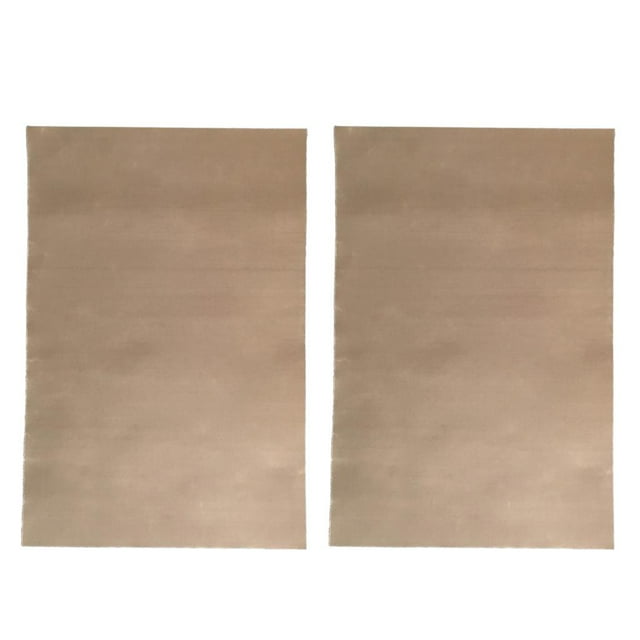 2 unids/set PTFE antiadherente de calor hoja de transferencia estera resistente al agua 40x60cm marrón Zulema Hoja reutilizable resistente al calor