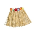 thumbnail image 3 of Falda hawaiana,Decoración de disfraz con falda hawaiana,Falda elástica Falda tropical Disfraz de fiesta,Falda de hierba para mujer hawaiana para celebración de adultos,Vestido de playa con, 3 of 8