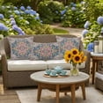 thumbnail image 6 of Outdoor Pillow Cover Boho Tribal Floral Pattern Set of 2 Waterproof Throw Pillowcases Vintage Ethnic Style Decorative Patio Furniture Pillows for Couch Garden Indoor & Outdoor Use, 6 of 9
