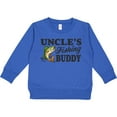 thumbnail image 2 of Inktastic Uncle's Fishing Buddy Toddler Sweatshirt, 2 of 4