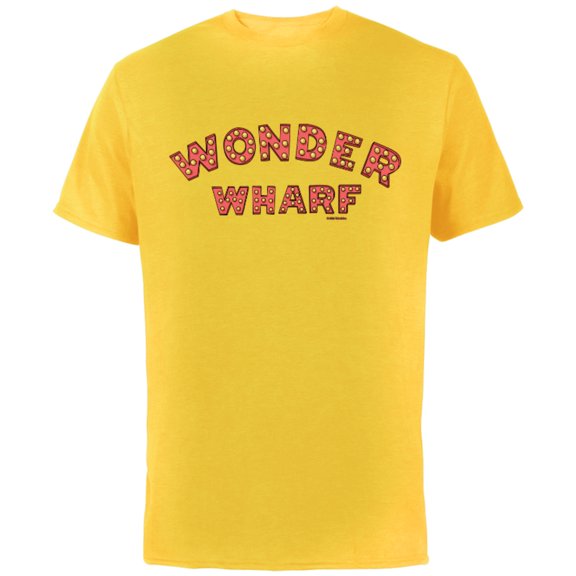 The Bob’s Burgers Movie Wonder Wharf - Short Sleeve Cotton T-Shirt for Adults - Customized-Yellow