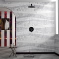 thumbnail image 2 of Boyel Living 9 in. Wall Mount Rain Shower Head System Shower Faucet Fixed Shower Head with Single Lever Handle and Valve in Matte Black, 2 of 7