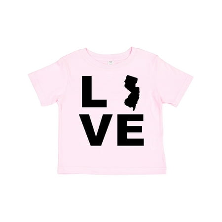 

Inktastic Love New Jersey Gift Toddler Boy or Toddler Girl T-Shirt