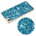 thumbnail image 4 of Allytechgroup Glitter Bling Case Compatible with Apple iPhone SE 2022/2020 3rd 2nd Gen iPhone 7 8 for Girls Women, Slim Fit Soft TPU Back Cover Anti-Scratch Bumper Shockproof Phone Case, Blue, 4 of 5