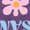 HEATHER PURPLE, variant on Instant Message - Sun Salt Sand Icons - Youth Girls Fitted Short Sleeve T-Shirt