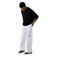 thumbnail image 4 of Men's Loose Fit Double Knee Pants WHITE 42x30, 4 of 4