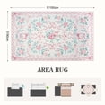 thumbnail image 4 of Lahome Washable 3'x5' Floral Bow Area Rug, Pink Rugs for Nursery Living Room, Soft Ultra-Thin Non-Slip Carpet for Girls Bedroom Entryway Playroom, Pink, 4 of 9
