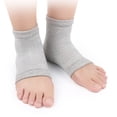 thumbnail image 5 of Happydeer 1 Pair Heel Sock Moisturizing Anti-cracking Anti-slip Shock Absorbing Skin Rejuvenation Soft Mesh Gel Heel Protector Sleeve Sock Foot Care, 5 of 13