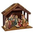 thumbnail image 2 of Kurt Adler N1032 Ensemble de Nativité 6.25 x 11 Po. avec Stable - 8 Pcs, 2 of 4