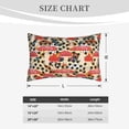 thumbnail image 4 of Lsque Forest Mushrooms Pattern Pillow Case – Soft & Cozy Throw Pillow Cover, Hypoallergenic Cushion Case for Sleeping Women with Envelope Closure-20"x30", 4 of 6