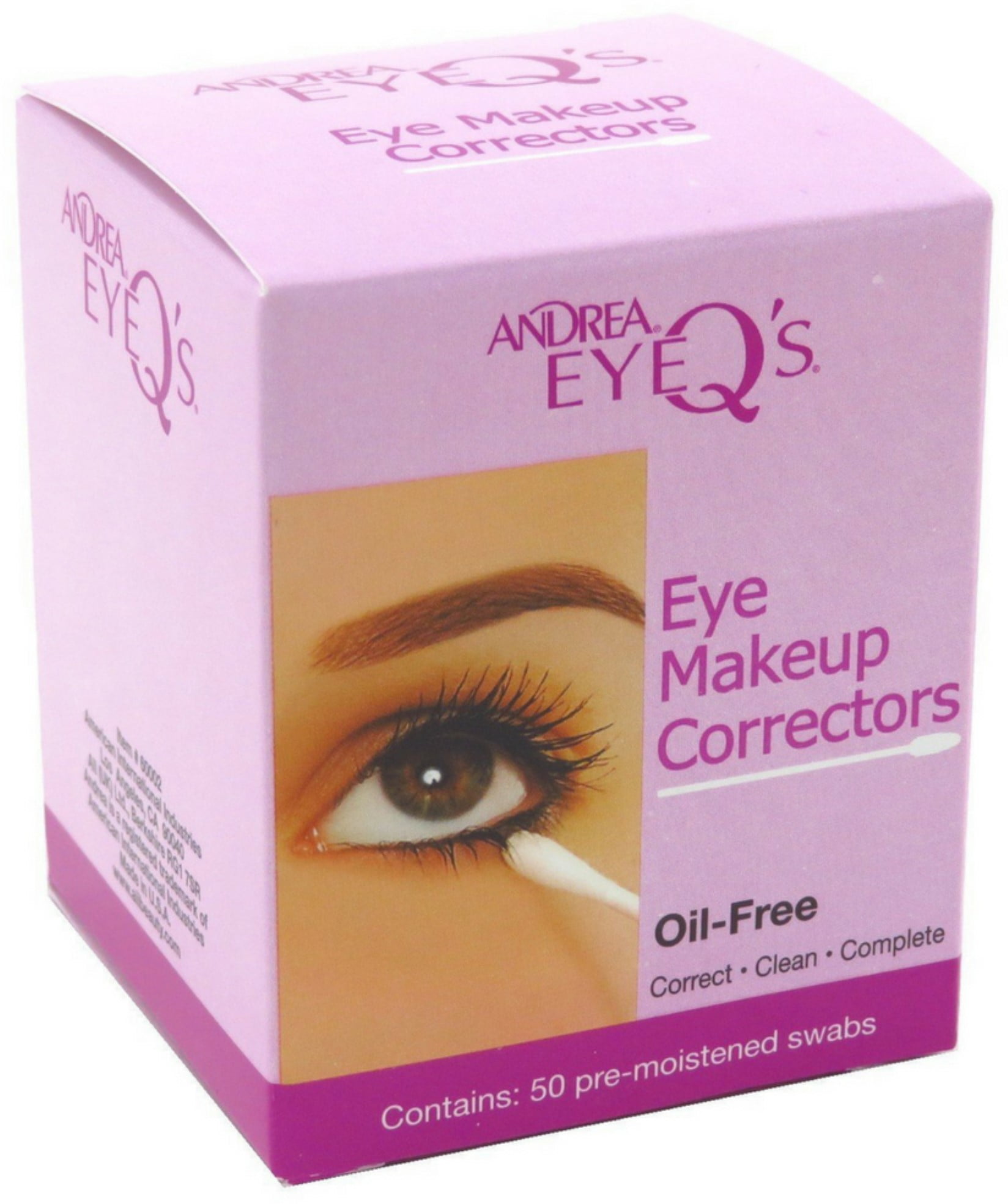 Andrea Eye Q's Oil-Free Make-Up Correctors 50 ea (Pack of 3)