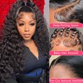 thumbnail image 2 of Big Save,HWRETIE Wigs Clearance,Ladies Wig,Set Black Mid-Length Curly Hair Simulation Wig,, 2 of 9