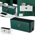 thumbnail image 2 of VALINK Luxury Cable Management Organizer Box with Lid Cord Organizer Box to Hide & Conceal Power Strips, 2 of 6