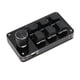 thumbnail image 4 of Teclado mecánico de 6 teclas con una mano y perillaTeclado programable Plug and Play con cable para juegos, oficina, color negro, 4 of 10